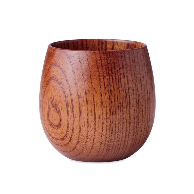 Gobelet en bois de chêne 250 ml - Produit en bois à prix grossiste