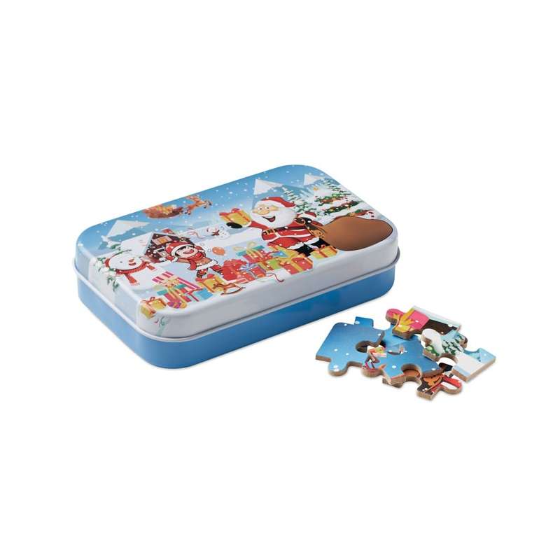Rompecabezas navideño de madera 60 piezas 13x8cm a precios de mayorista - Accesorio de Navidad a precios de mayorista