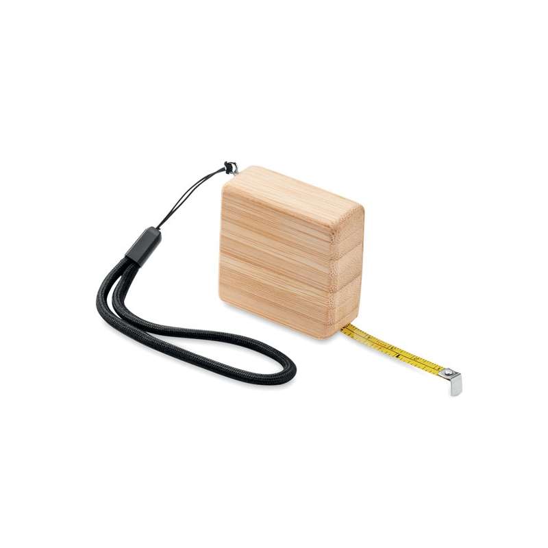 Bamboo tape measure 1m - Tape measure at wholesale prices