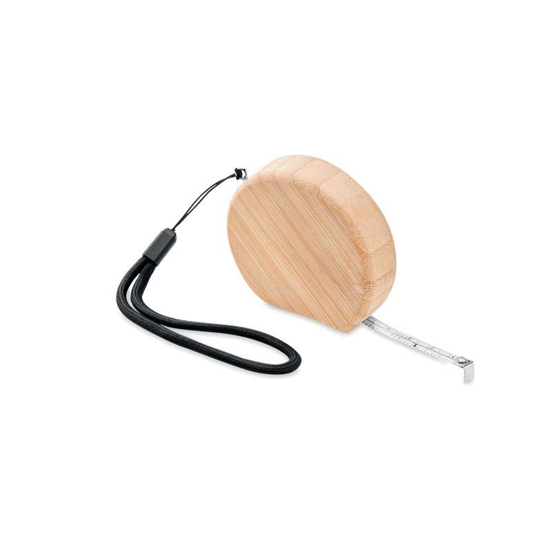 Bamboe Rolmeter 2m met Lanyard tegen groothandelsprijzen - Rolmaat tegen groothandelsprijzen