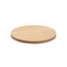 Rund bambusunderlägg i naturlig färg - coaster till grossistpris