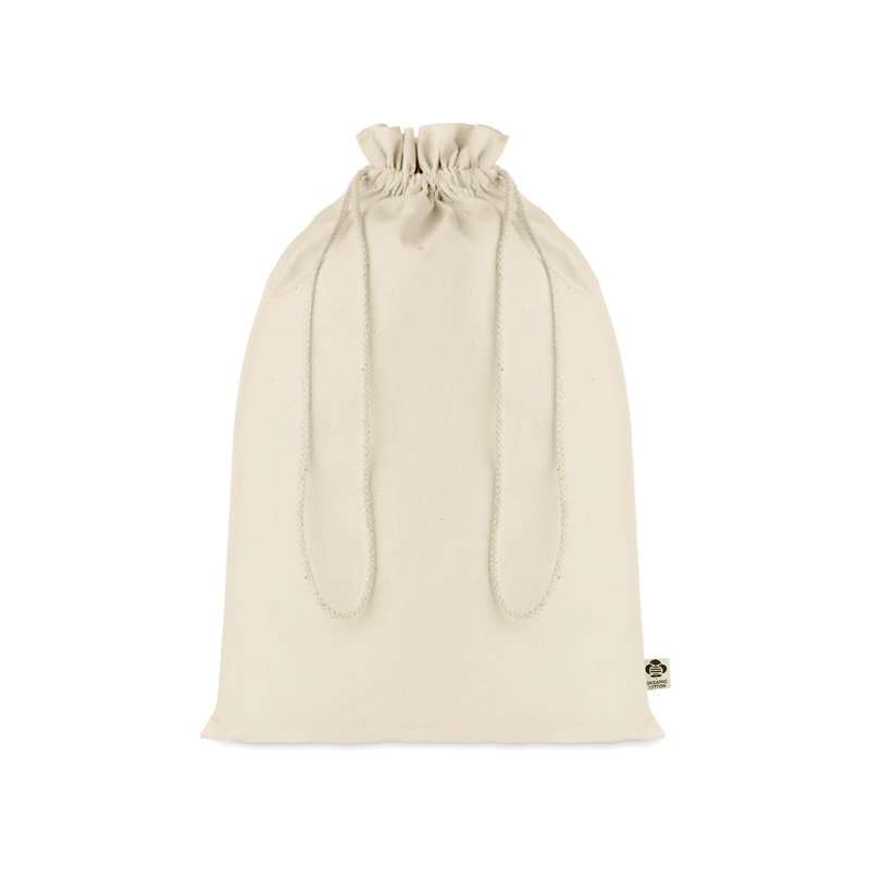 STOR GAVEPOSE I ØKOLOGISK BOMULD 30x47 cm - Bomuldsposer til engrospris