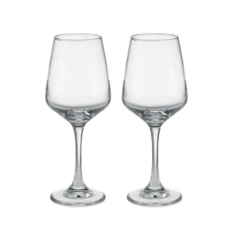 Ensemble de 2 verres à vin à prix de gros - Verre à vin à prix grossiste