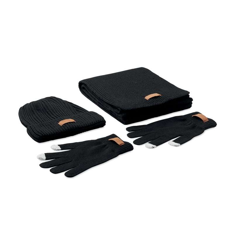 DENALI - Set 3 pièces d'hiver en RPET - Accessoire recyclable à prix grossiste