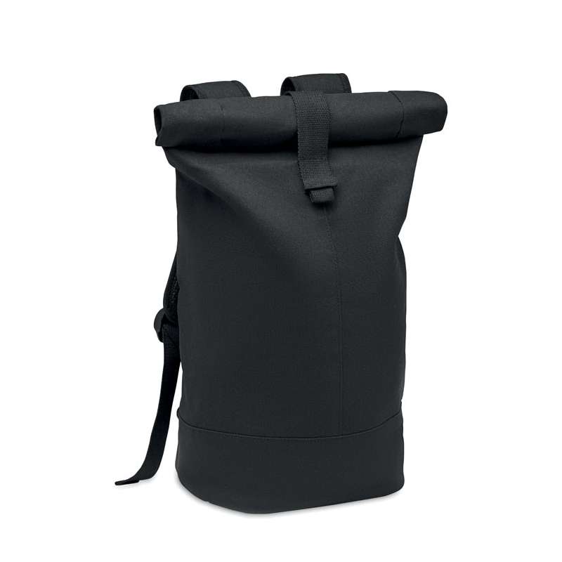 Washed Canvas Rugzak met Verstevigde Rug tegen groothandelsprijzen - Rolltop tas tegen groothandelsprijzen