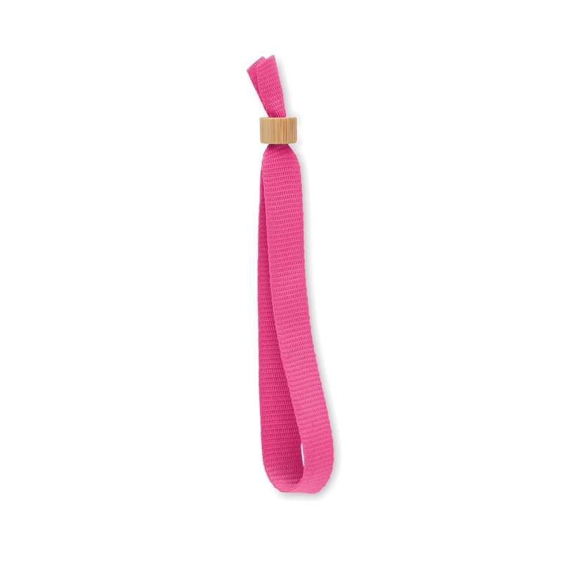 FIESTA - Bracelet en polyester RPET - Bracelet en tissu à prix de gros