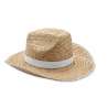 Natural Straw Cowboy Hat with Polyester Band - Products at wholesale prices