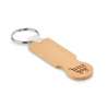 COMPRAS - Bamboo token key ring - Wooden keychains at wholesale prices