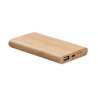 4000 mAh Bamboe Powerbank met Type-C - Powerbank / externe batterij tegen groothandelsprijzen