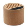 ROUND - Wireless cork speaker - Speaker at wholesale prices