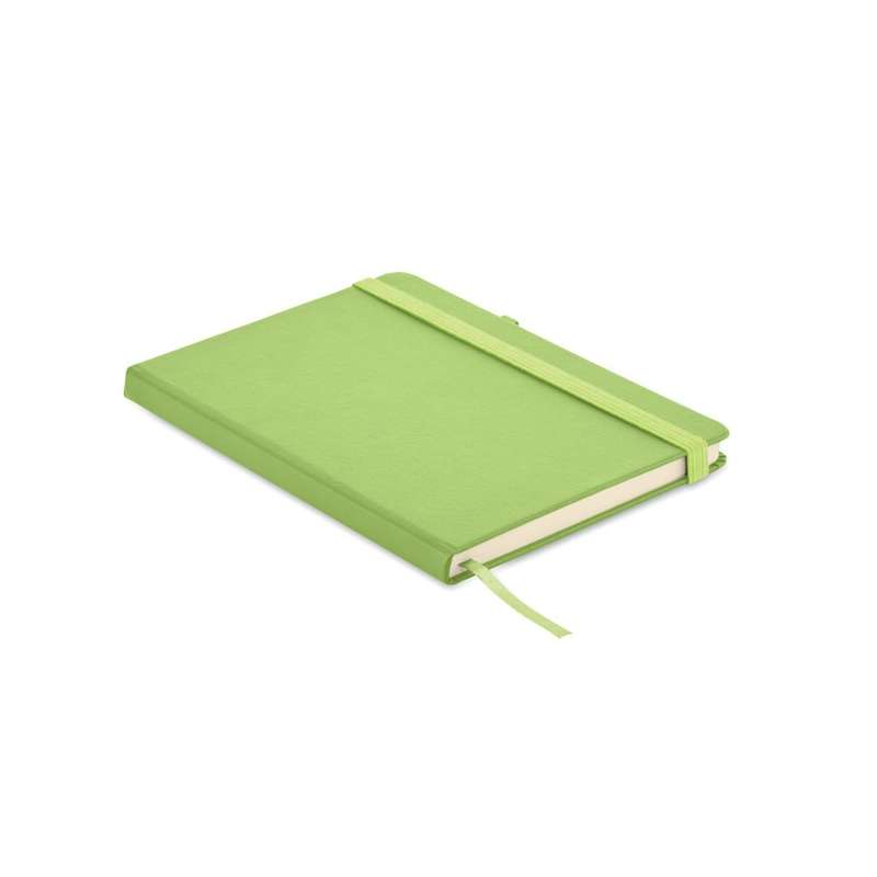 Carnet A5 ligné en matière ABS recyclé - Accessoire recyclable à prix de gros