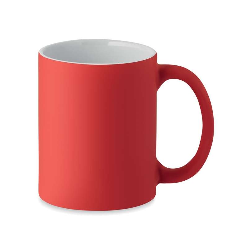 Mug cilindrico in ceramica opaca 300 ml a prezzi all'ingrosso - Tazza a prezzi all'ingrosso