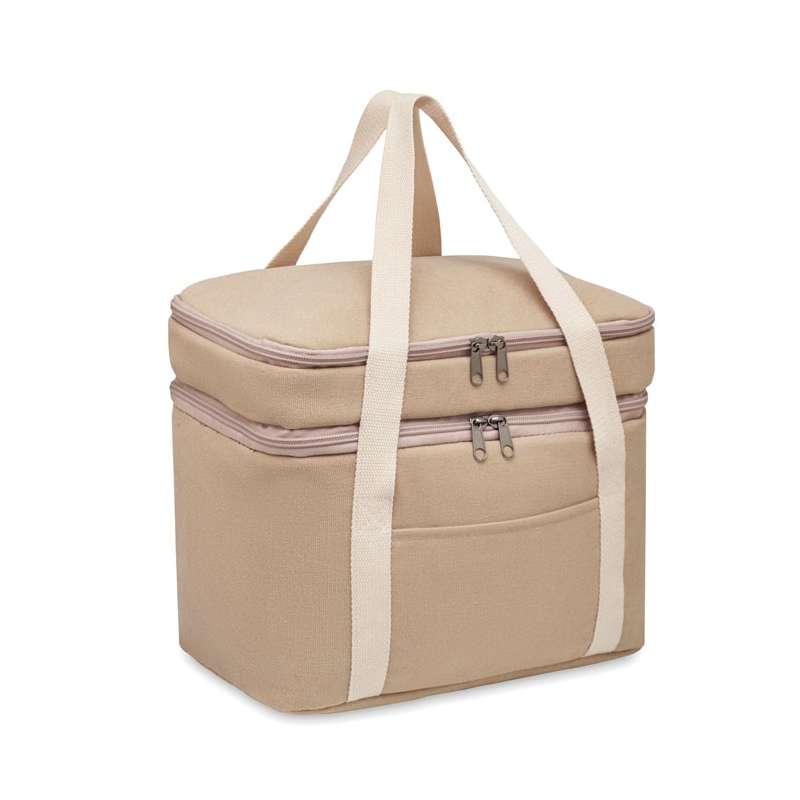 Isothermische tas 2 compartimenten 320 gr/m² tegen groothandelsprijzen - Koelbox tegen groothandelsprijzen