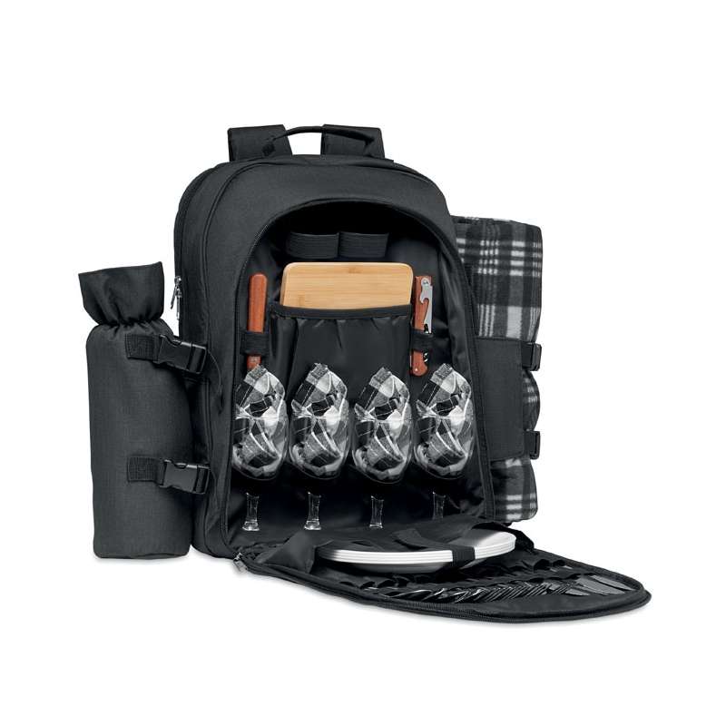 Isoleret picnic rygsæk til 4 personer - Picnic kurv til engrospris