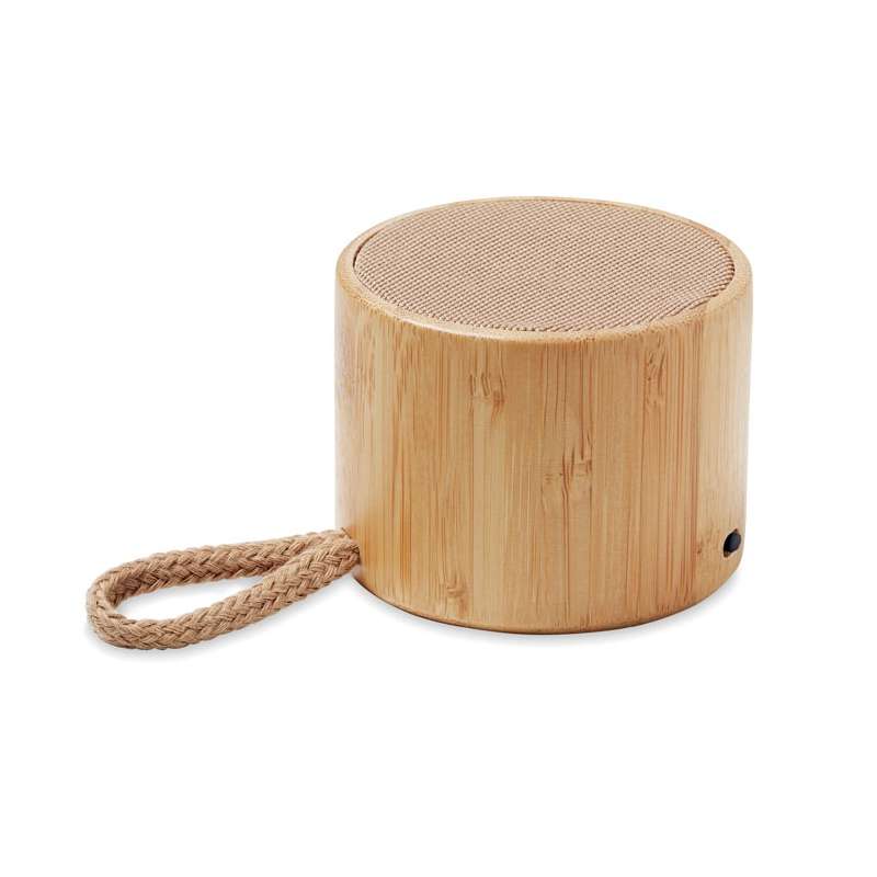 Coluna Sem Fios 5.1 em Bambu 3W - Bluetooth a preço grossista