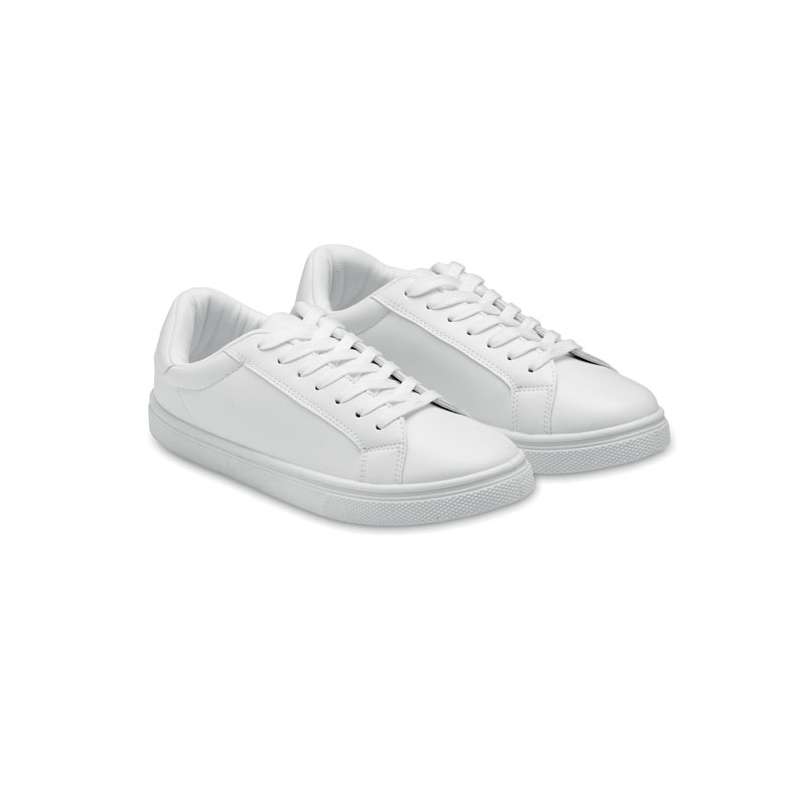 Witte PU Sneakers Maat 38, Lichte Baskets tegen groothandelsprijzen - sneakers tegen groothandelsprijzen