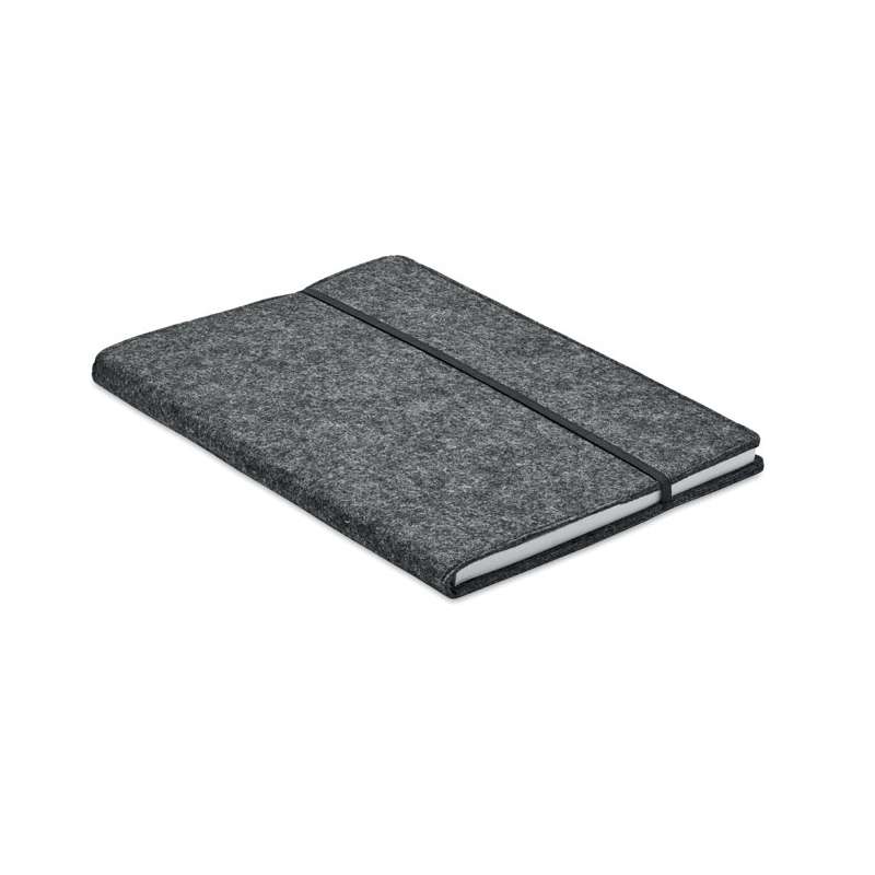 Quaderno A5 in feltro RPET riciclato - Accessorio riciclabile a prezzi all'ingrosso