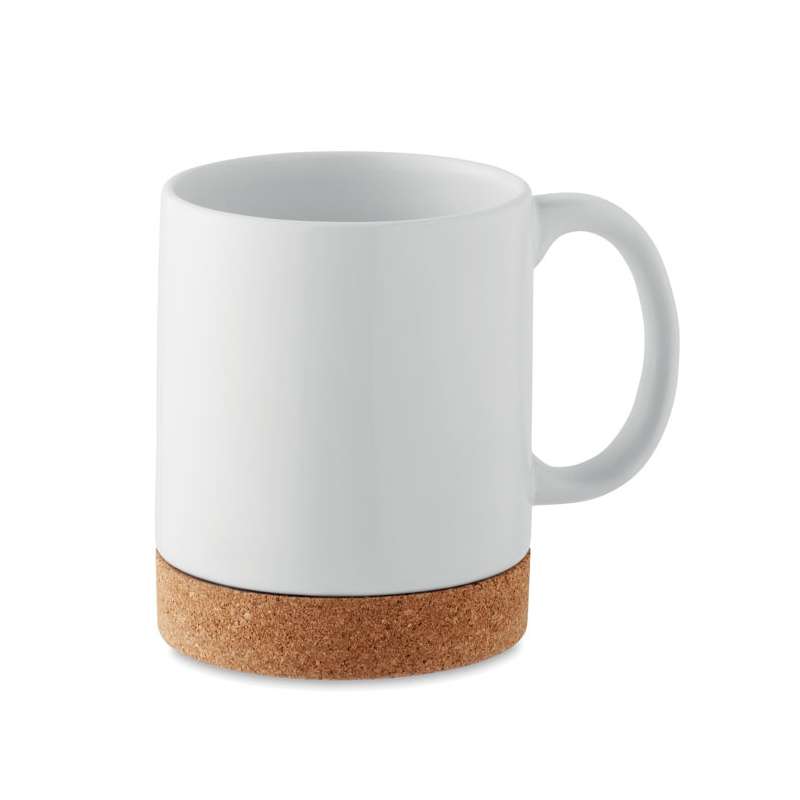 Mug en céramique liège 280 ml - mug en céramique ou porcelaine à prix grossiste