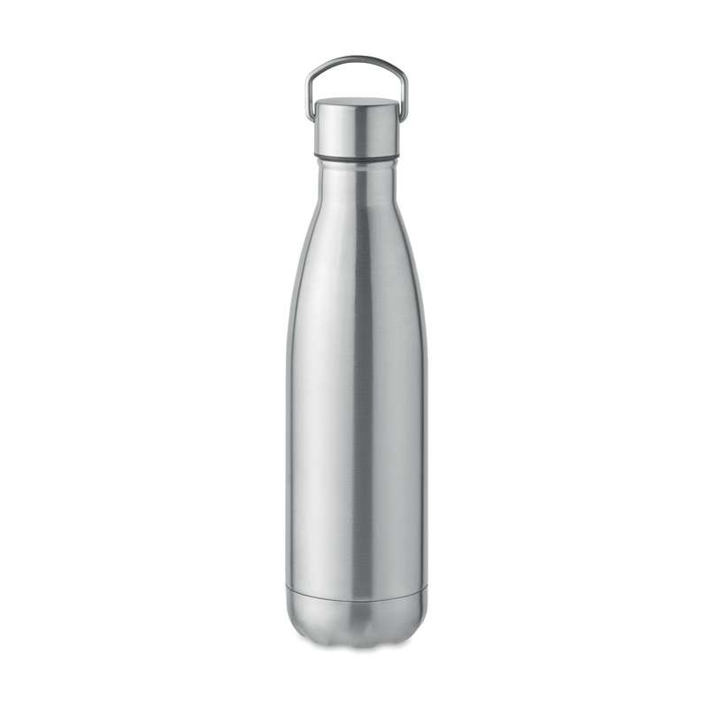 500 ml doppelwandige Edelstahlflasche mit Griff - Wasserflasche zu Großhandelspreisen