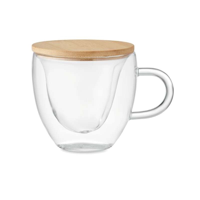 Tasse borosilicaté double paroi à prix grossiste - Tasse à prix de gros