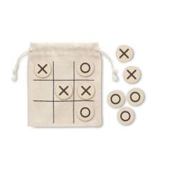 Træ Tic Tac Toe Spil i...