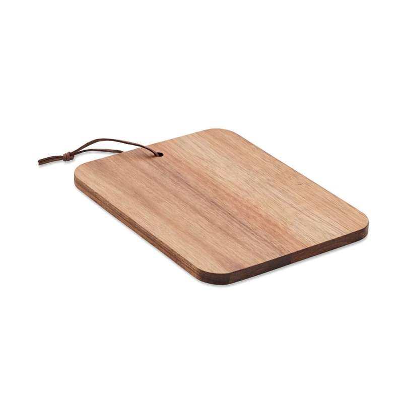 Akacietræ skærebræt 19 * 15 cm med snor - Skærebræt til engrospris