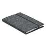A4 RPET Felt Conference Notebook with Pen Holder - Recyclable accessory at wholesale prices