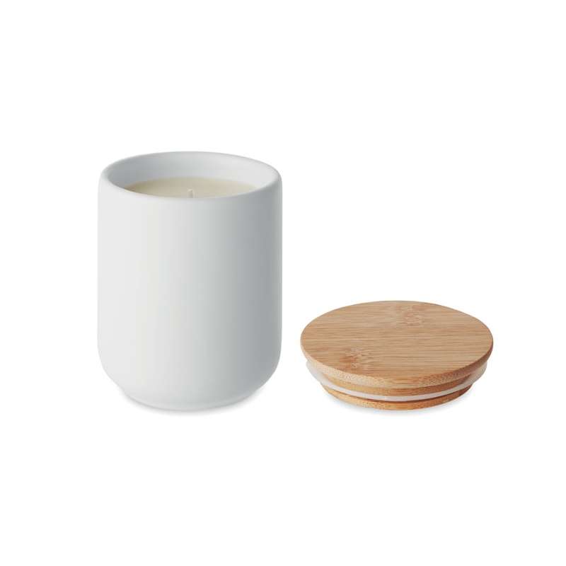 Doftljus i grön keramik 200 g - Inomhusdoft till grossistpris