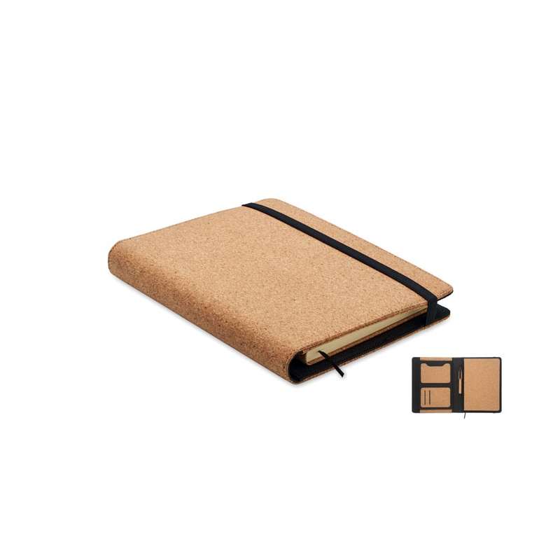 A5 Cork Notitieboek met Elastische Sluiting - Spreker tegen groothandelsprijzen