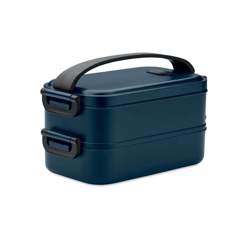 Zwei-stufige Lunchbox aus recyceltem PP, 800 ml zu Großhandelspreisen - Bento zu Großhandelspreisen