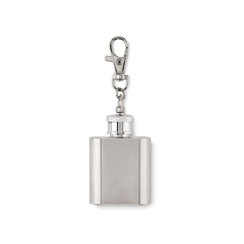 Porte-clés avec mini flasque à prix grossiste - Flasque à prix de gros