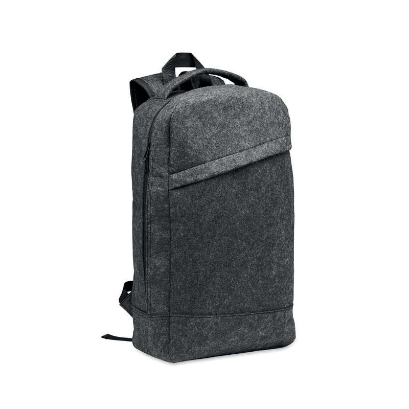13-Inch RPET Felt Laptop Backpack with Padded Straps - Backpack at wholesale prices