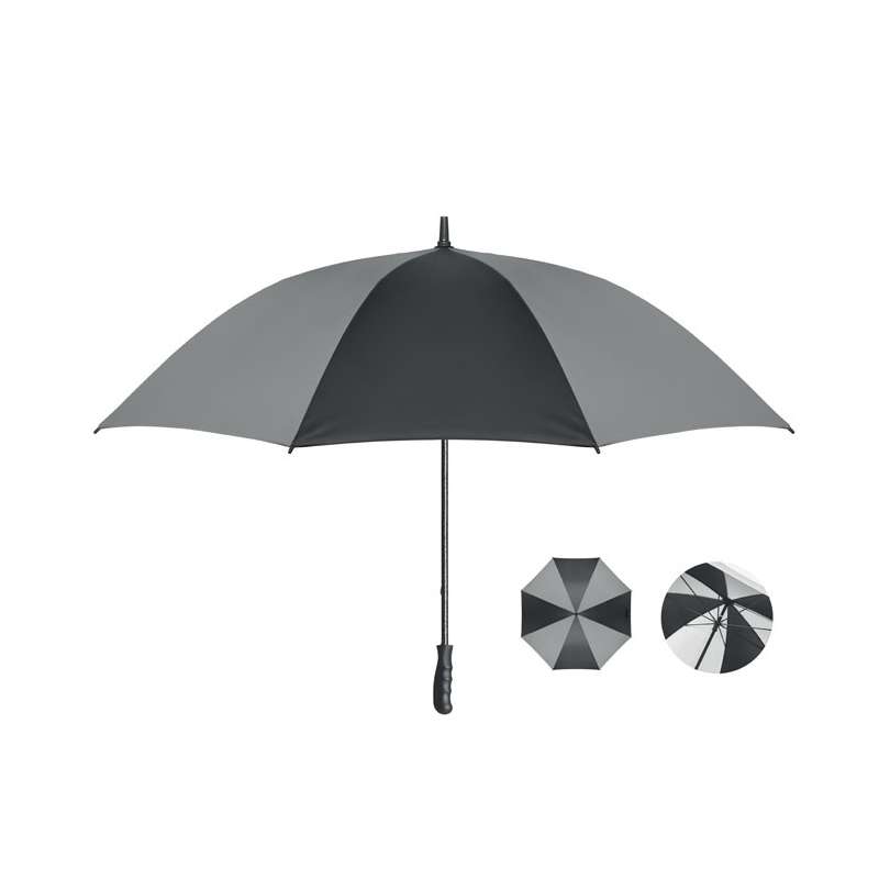 Sturm-Regenschirm 76 cm mit Reflexmaterial zu Großhandelspreisen - Sturmregenschirm zu Großhandelspreisen