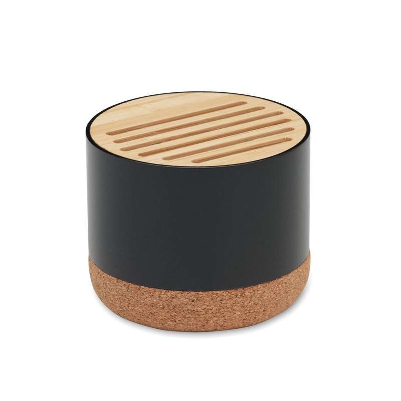 Altoparlante wireless 5.3'' in alluminio e sughero - Cassa a prezzi all'ingrosso