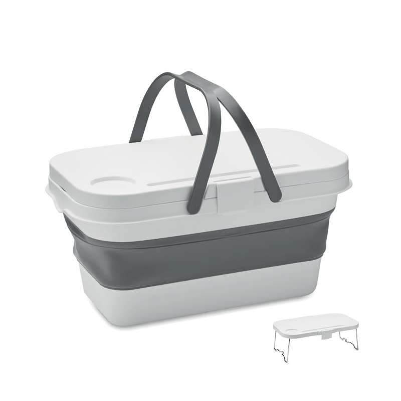 Fleksibel picnic kurv i silikone 16 L - Picnic kurv til engrospris