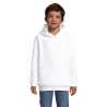 Felpa Bambino Grigia con Cappuccio 80% Cotone - Textile SOL'S a prezzi all'ingrosso