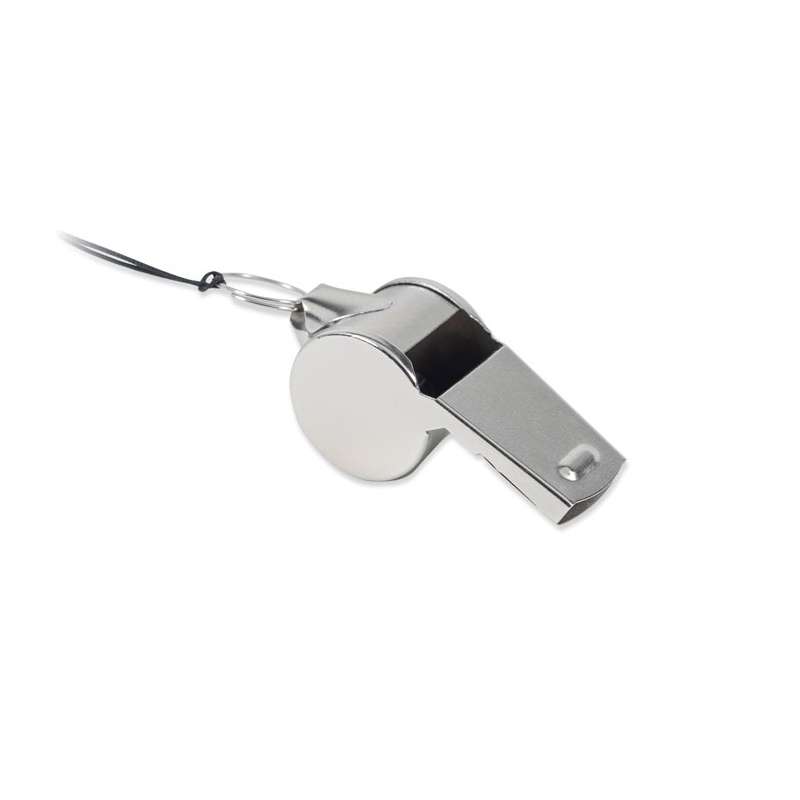 Metal Whistle with Safety Cord Loop at wholesale prices - Whistle at wholesale prices