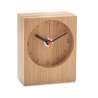 Bamboe tafelklok analoog 20 cm - Horloge tegen groothandelsprijzen