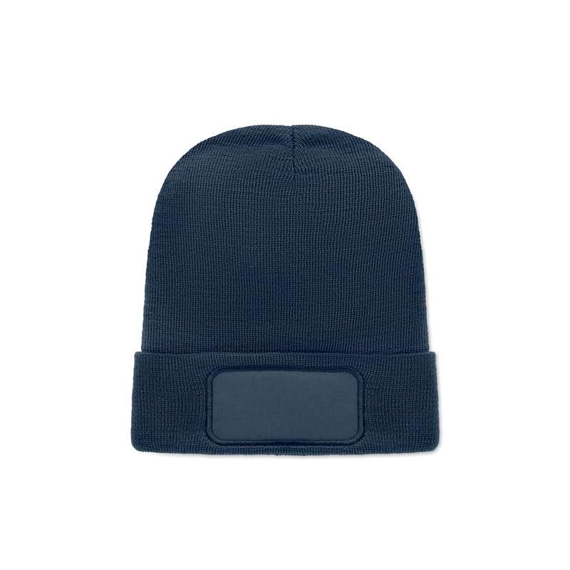 Unisex RPET Polyester Strikket Hue med Revers - Hatte til engrospris