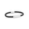 Bracelete Tressé em Simili Couro 18 cm - Pulseira a preço grossista