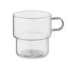 Taza apilable de vidrio 300 ml - taza de vidrio a precios de mayorista