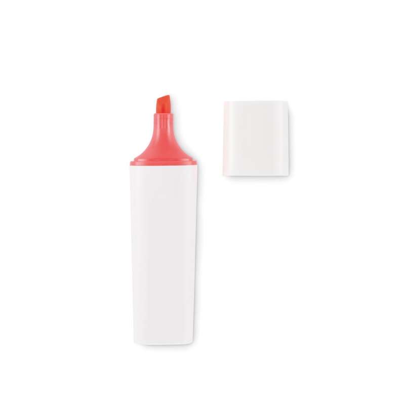 Witte RPET Hooglighter 6mm tegen groothandelsprijzen - Markeerstift tegen groothandelsprijzen