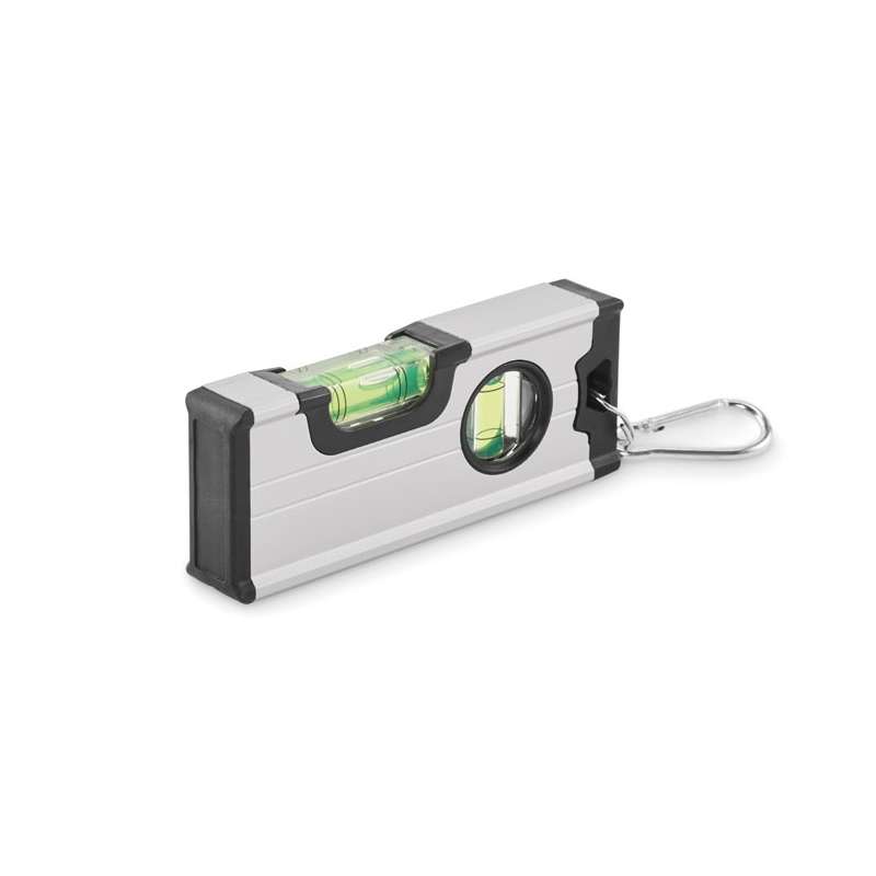 Mini aluminium niveau magnétique met mousqueton - Waterpas tegen groothandelsprijzen