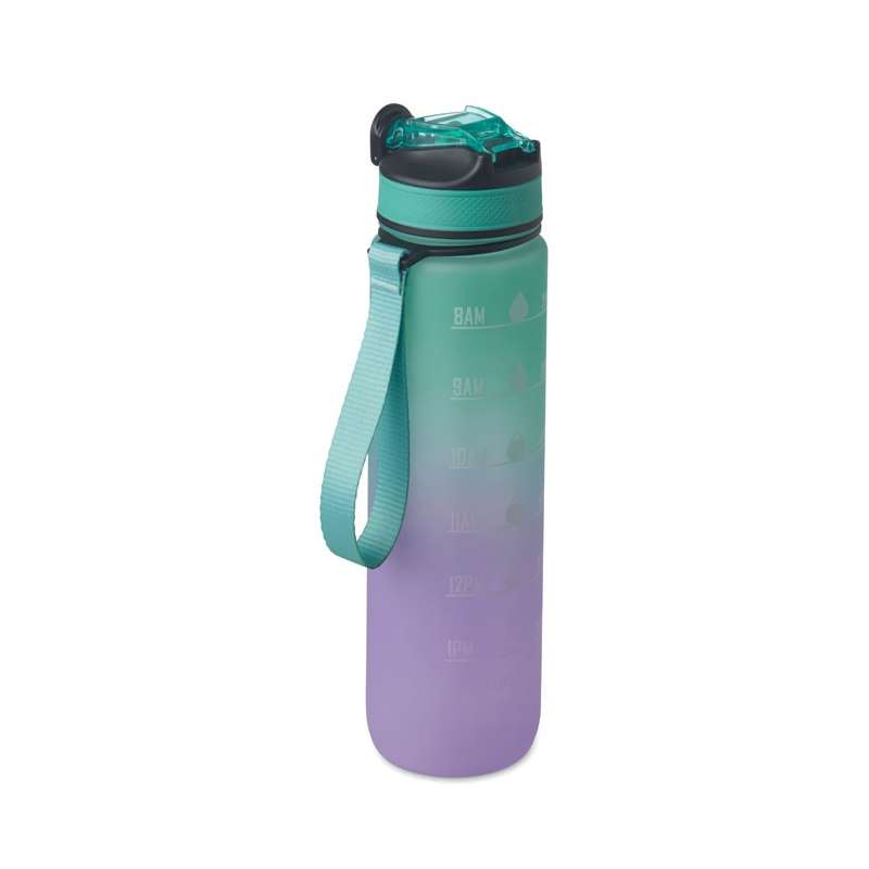 Bouteille de sport RPET 1L Ø7X28CM - Gourde Sport à prix de gros