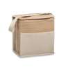 LONA - Sac isotherme toile et jute 3L - Sac isotherme à prix grossiste LONA - Sac isotherme toile et jute 3L - Sac isotherme à prix grossiste