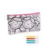 KIDDO - Trousse à crayons avec feutres - Set de coloriage à prix grossiste