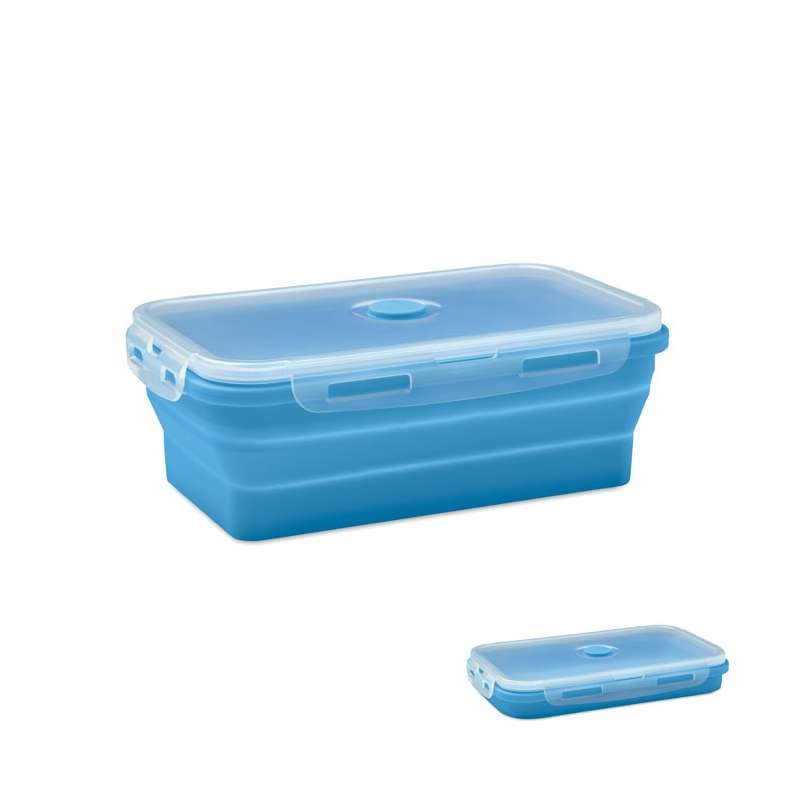 Fiambrera de silicona plegable 1200 ml - Fiambrera a precios de mayorista