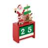 Houten bureau adventskalender met kerstcountdown - Kerstdecoratie tegen groothandelsprijzen