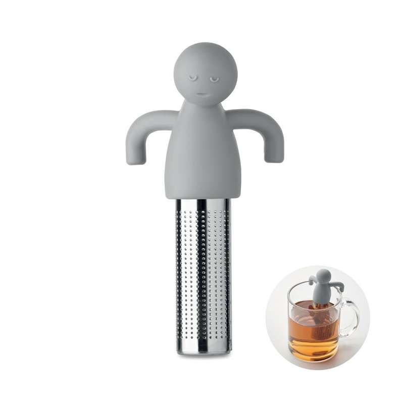 Lustiger Silikon-Tee-Infuser mit Edelstahlfilter zu Großhandelspreisen - Teefilter zu Großhandelspreisen