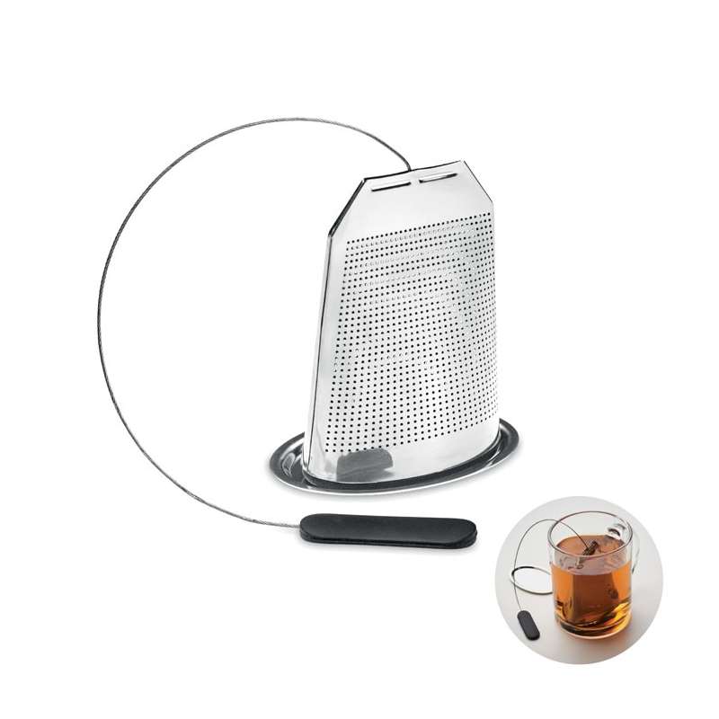 Teefilter Edelstahl mit Silikongriff 10 cm - Teefilter zu Großhandelspreisen